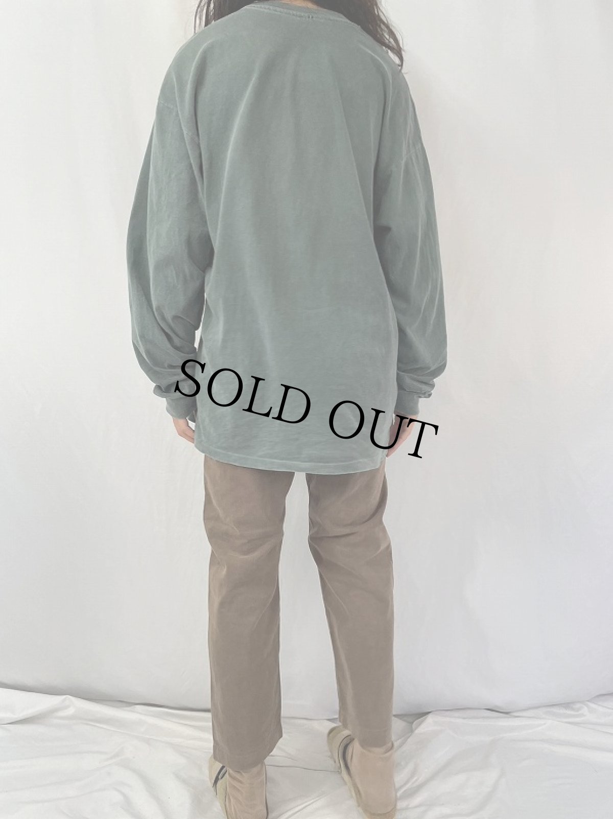 画像4: KAPITAL バックルバック ボロ加工×パッチワーク カラーデニムパンツ W29 (4)