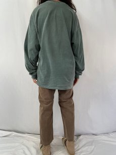 画像4: KAPITAL バックルバック ボロ加工×パッチワーク カラーデニムパンツ W29 (4)