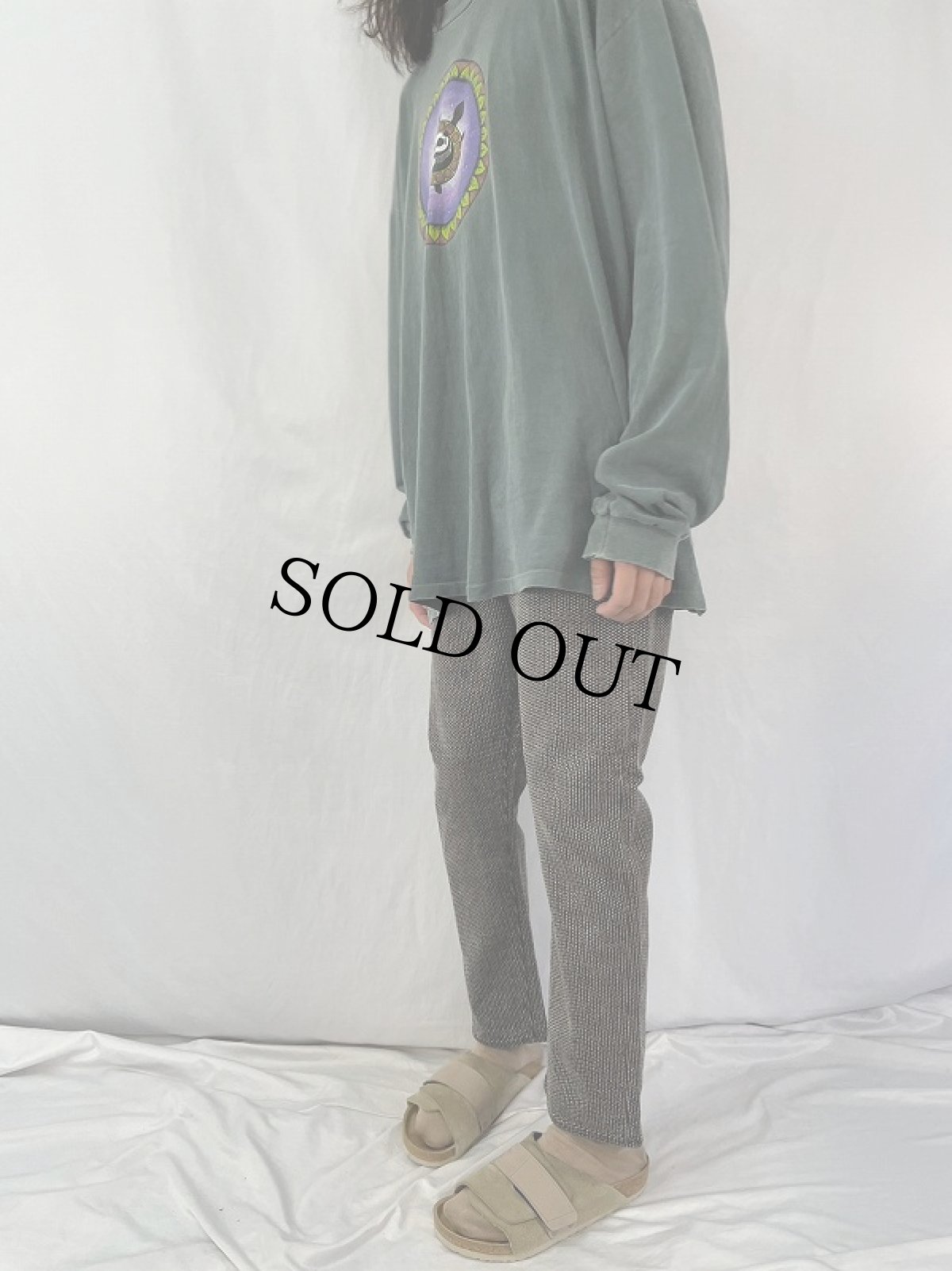 画像3: KAPITAL バックルバック センチュリーデニムパンツ W31 (3)