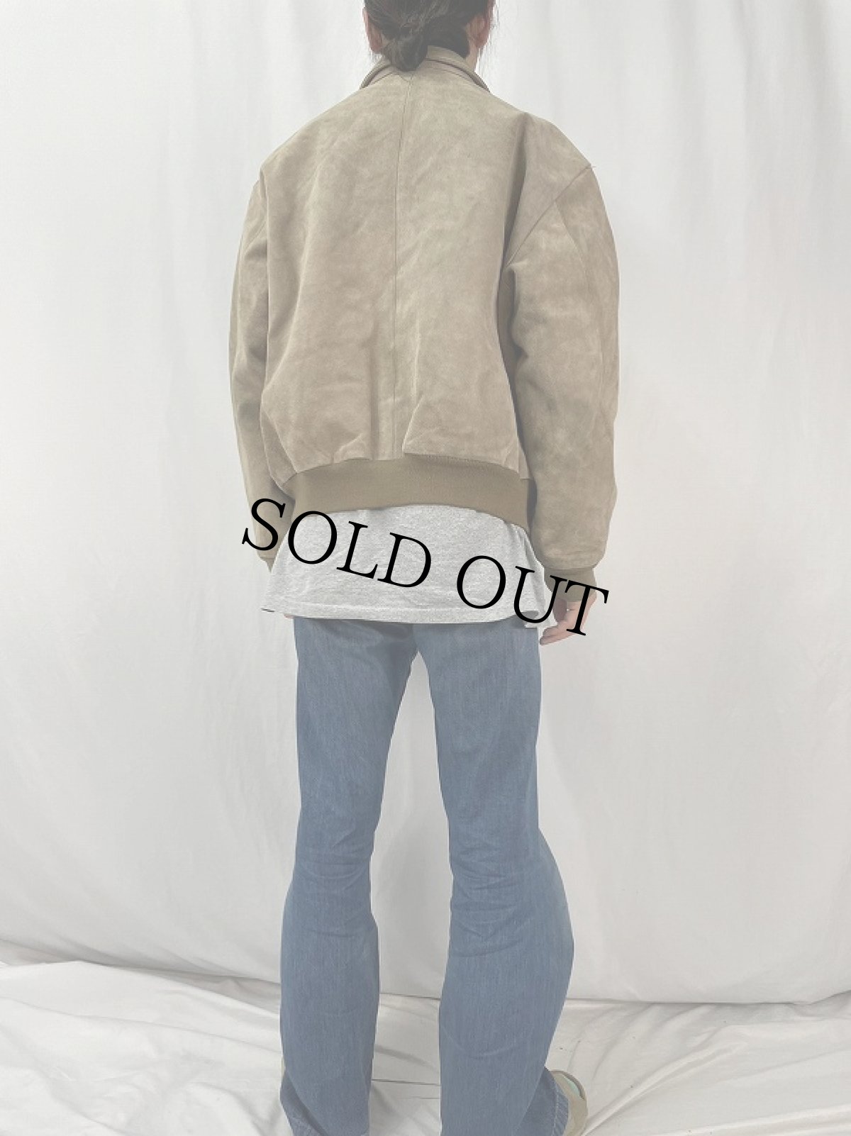 画像4: 90's〜 POLO Ralph Lauren スエードレザージャケット L (4)