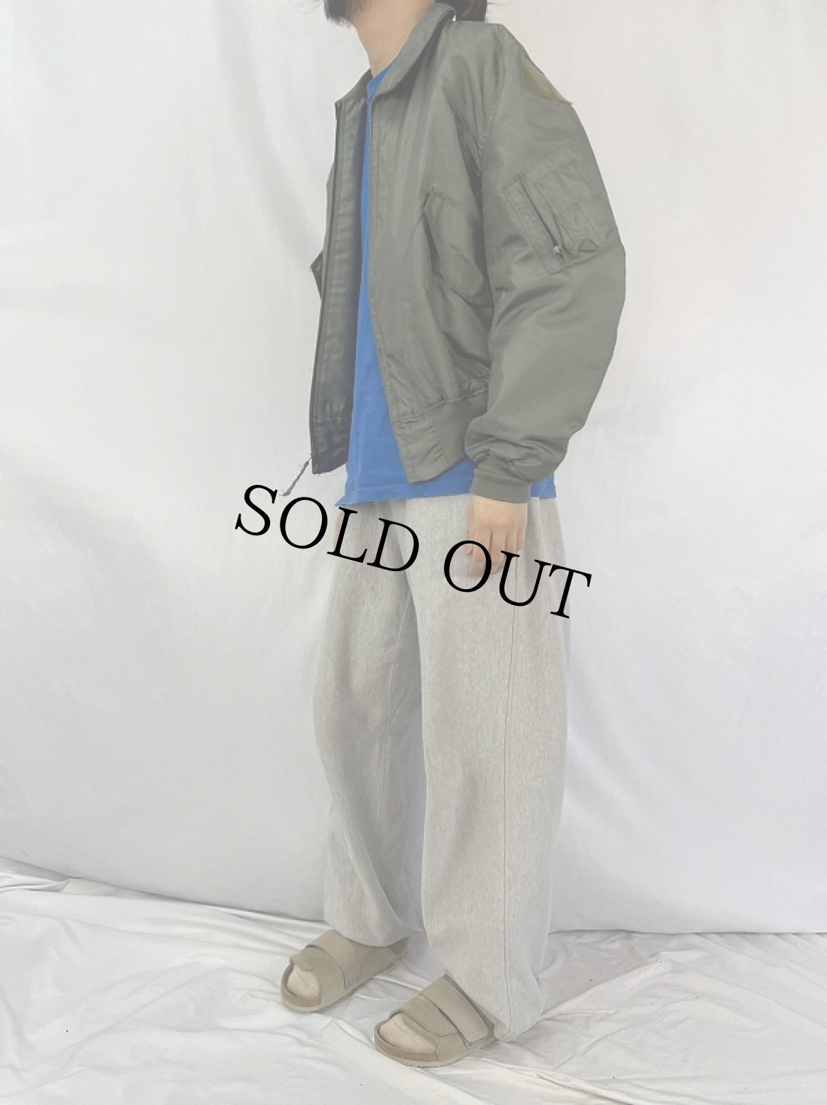 画像3: 90's U.S.AIR FORCE CWU-36/P フライトジャケット XL (3)