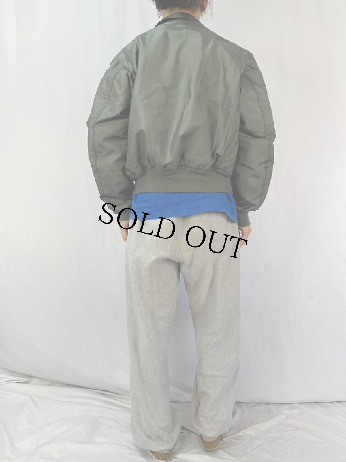 画像4: 90's U.S.AIR FORCE CWU-36/P フライトジャケット XL (4)