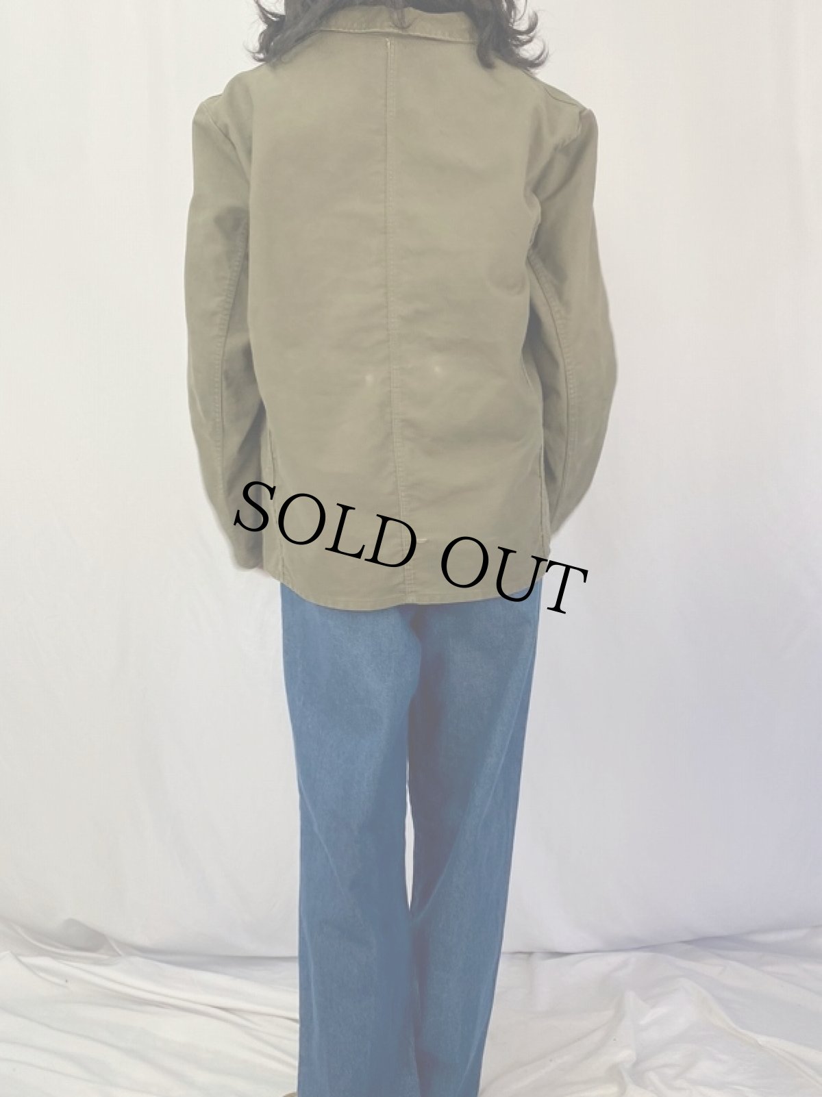 画像4: 60〜70's SANFOR Baumwolle EURO ワークジャケット SIZE58 (4)