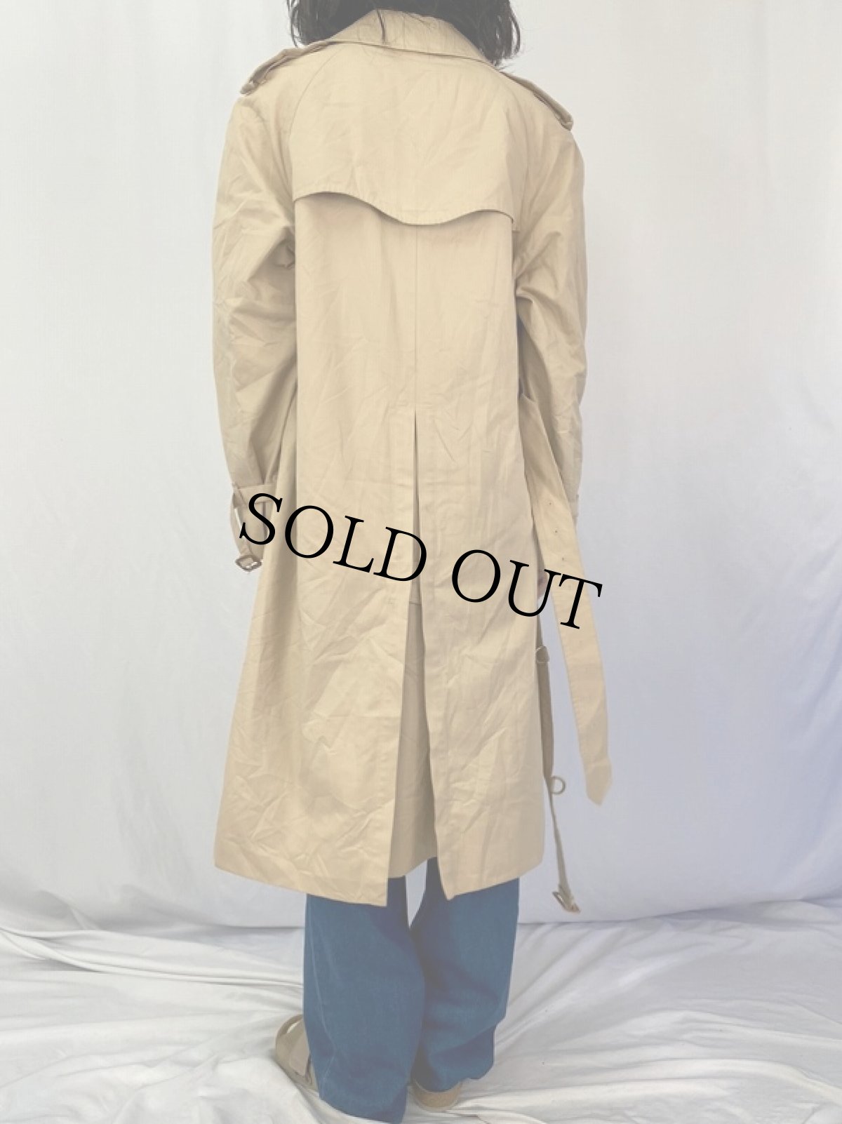 画像4: 80〜90's Burberrys' ENGLAND製 トレンチカラーコート  (4)