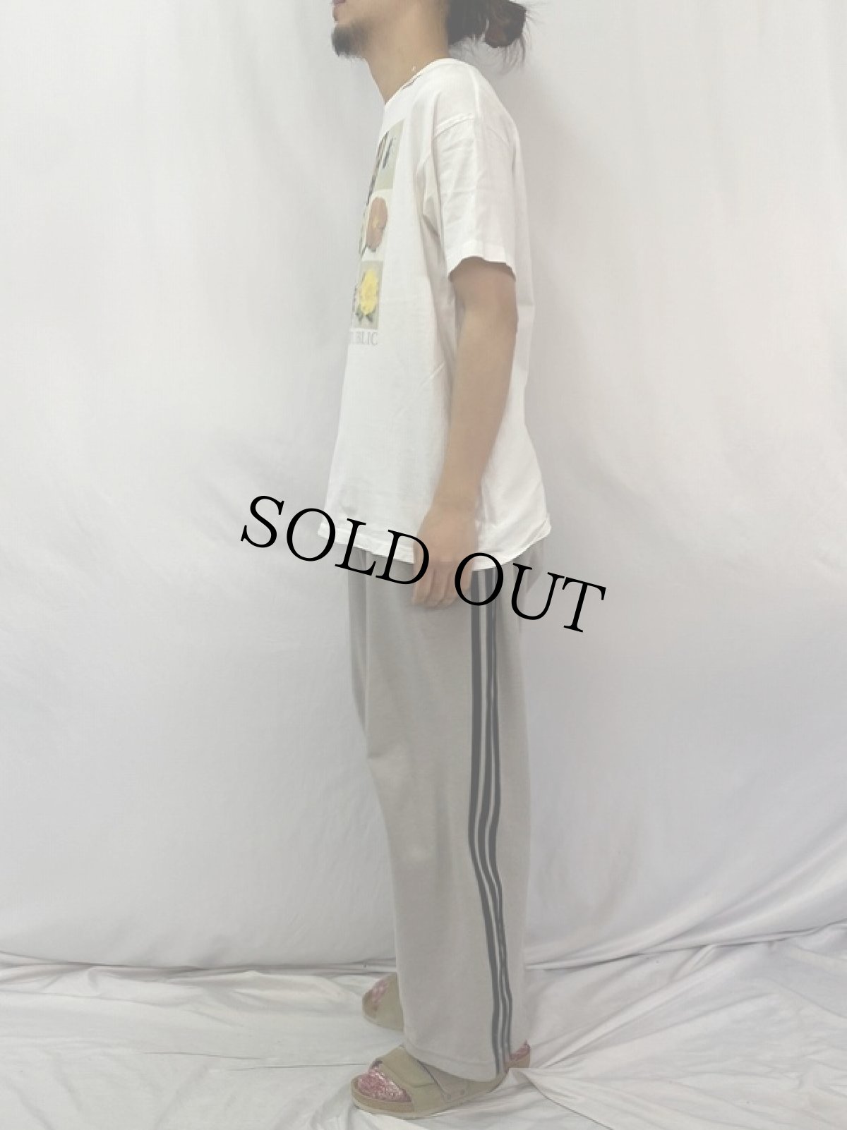 画像3: 90's BANANA REPUBLIC イラストプリントTシャツ  (3)