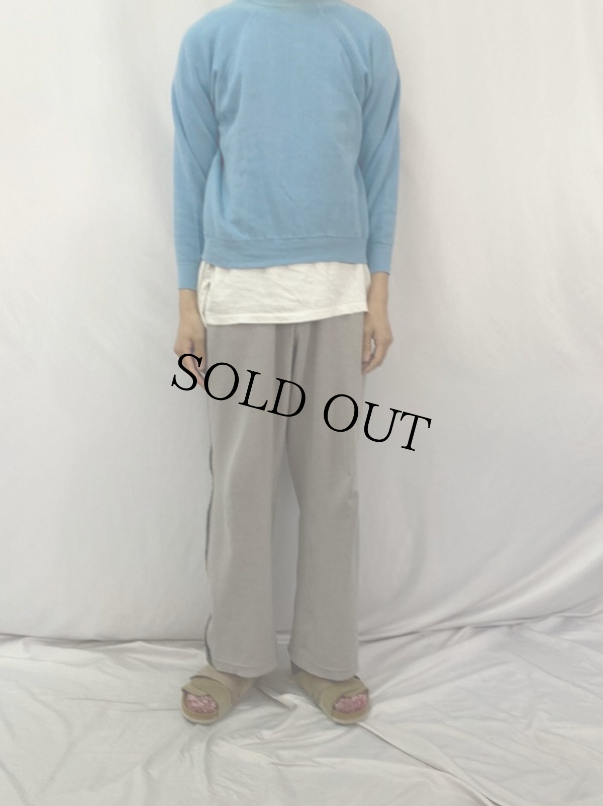 画像2: 60's MAYO SPRUCE USA製 ラグランスウェット L (2)