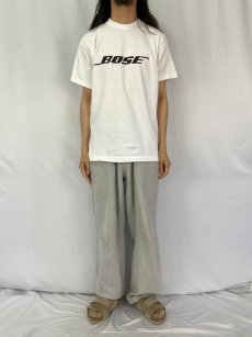 画像2: 90's BOSE USA製 音響機器メーカー ロゴプリントTシャツ L (2)