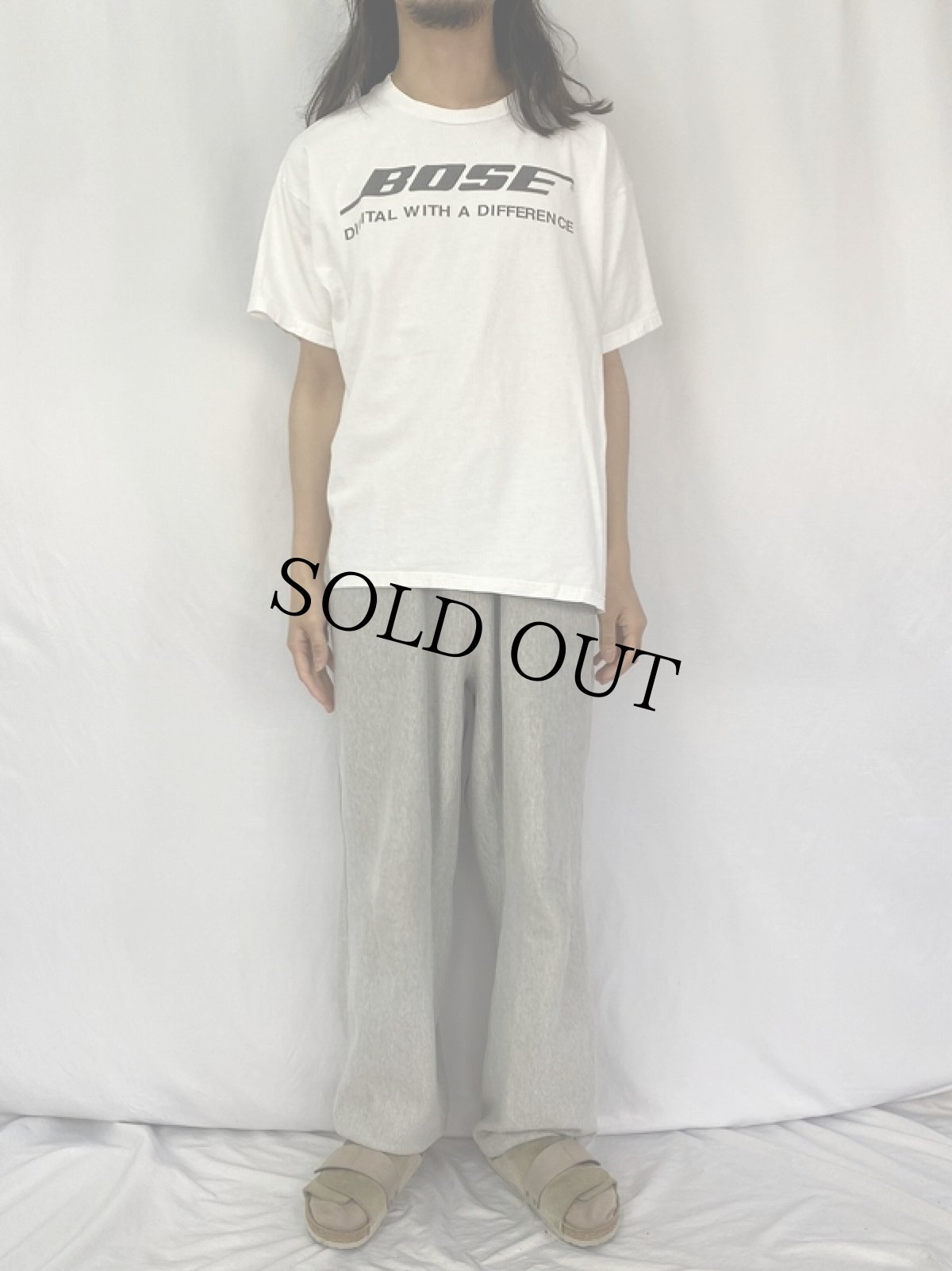 画像2: 【お客様お支払処理中】BOSE 音響機器メーカー ロゴプリントTシャツ XL (2)