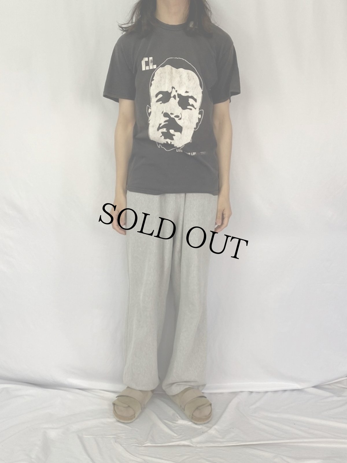 画像2: T.L. "LIVE YOUR LIFE '08 TOUR" ヒップホップTシャツ  (2)