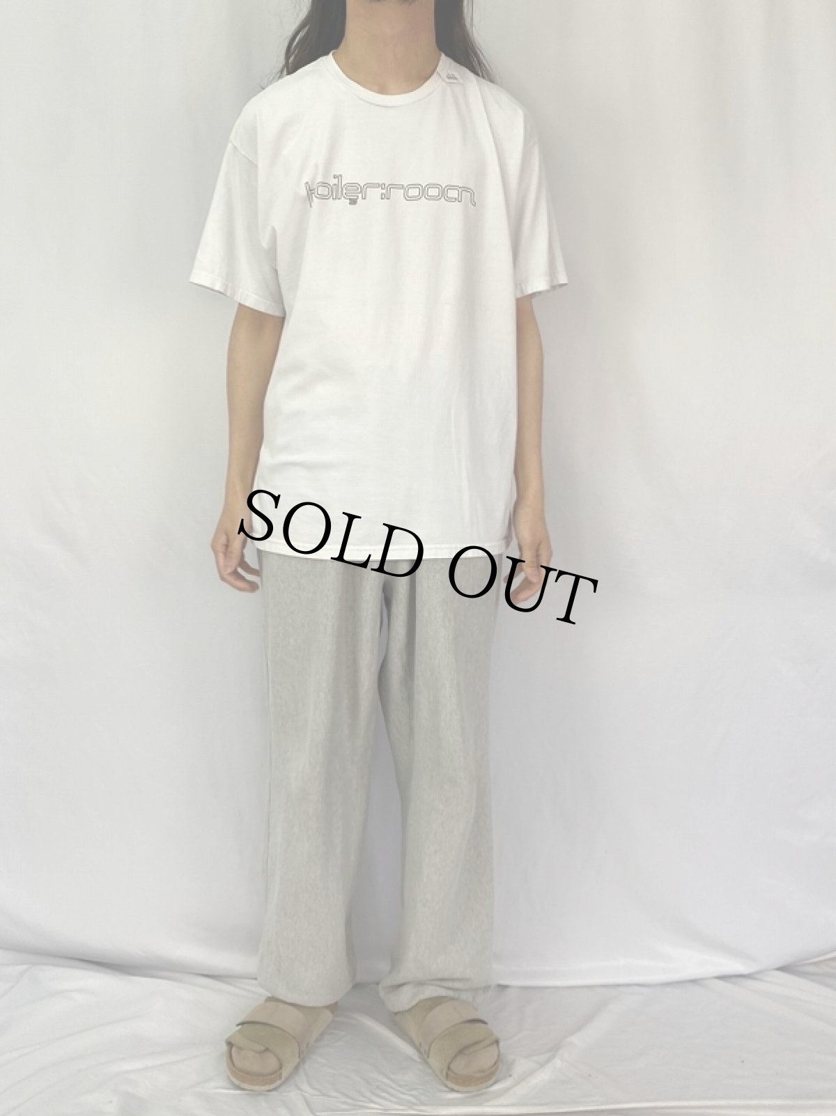 画像2: BOILER ROOM ロゴプリント Tシャツ XL (2)