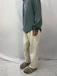 画像3: 90's Calvin Klein USA製 ホワイトデニムパンツ W34 (3)