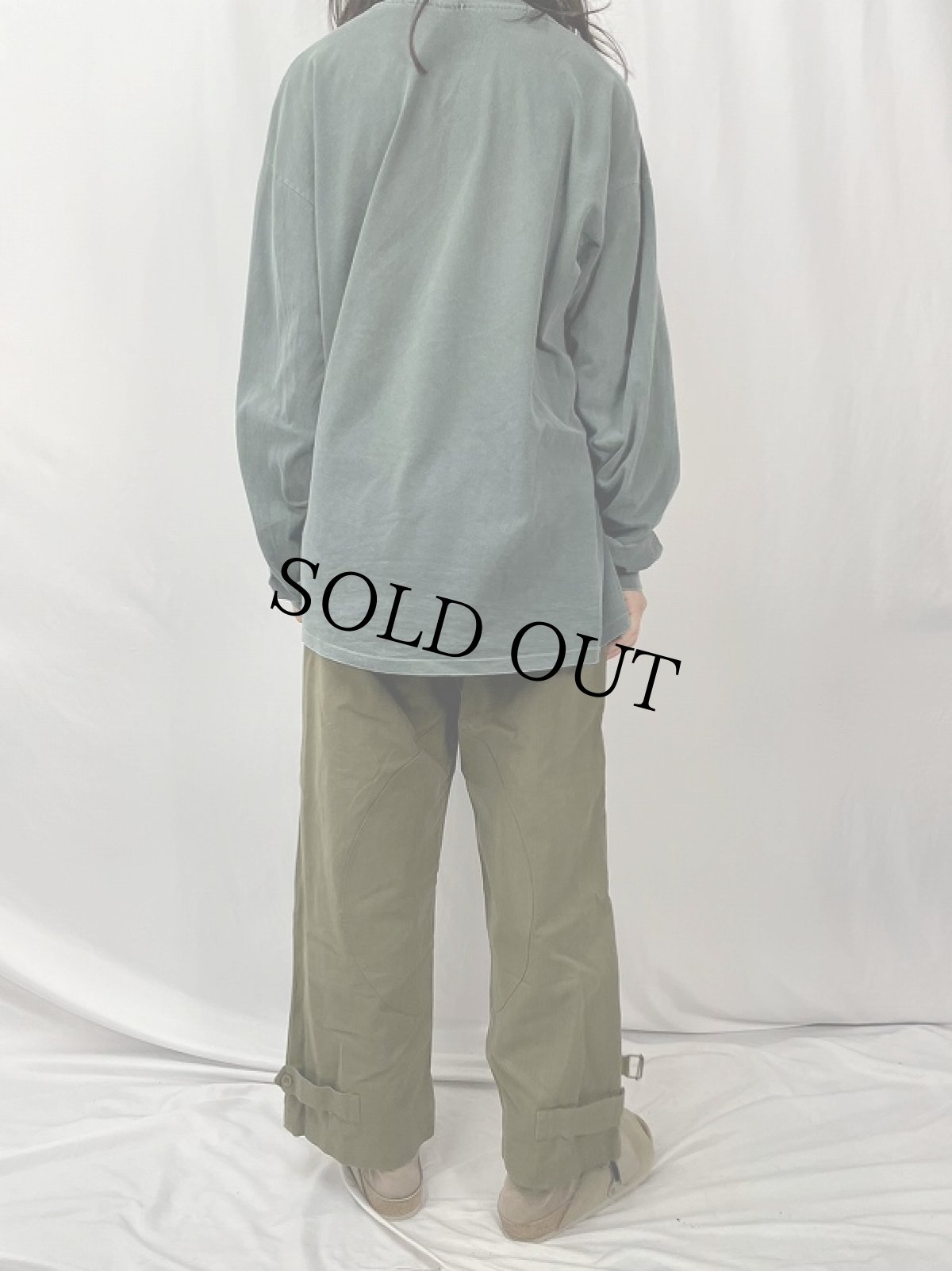 画像4: 40〜50's FRENCH ARMY M-38 モーターサイクルパンツ DEADSTOCK (4)