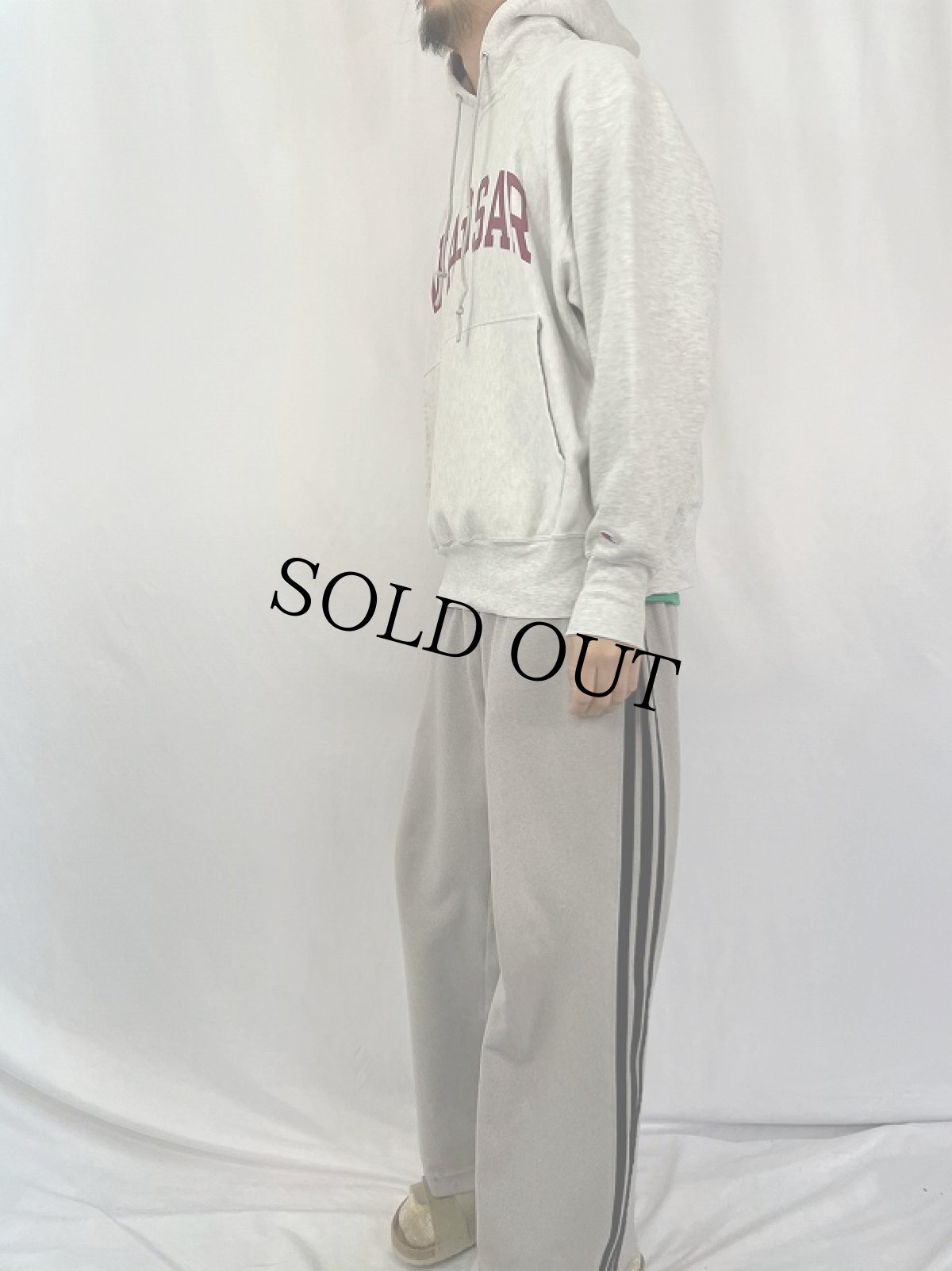 画像3: Champion REVERSE WEAVE "VASSAR" プリントスウェットフーディー L (3)