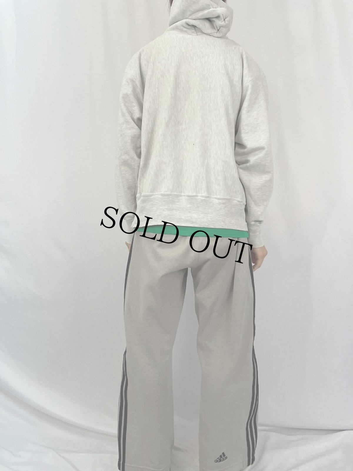 画像4: Champion REVERSE WEAVE "VASSAR" プリントスウェットフーディー L (4)