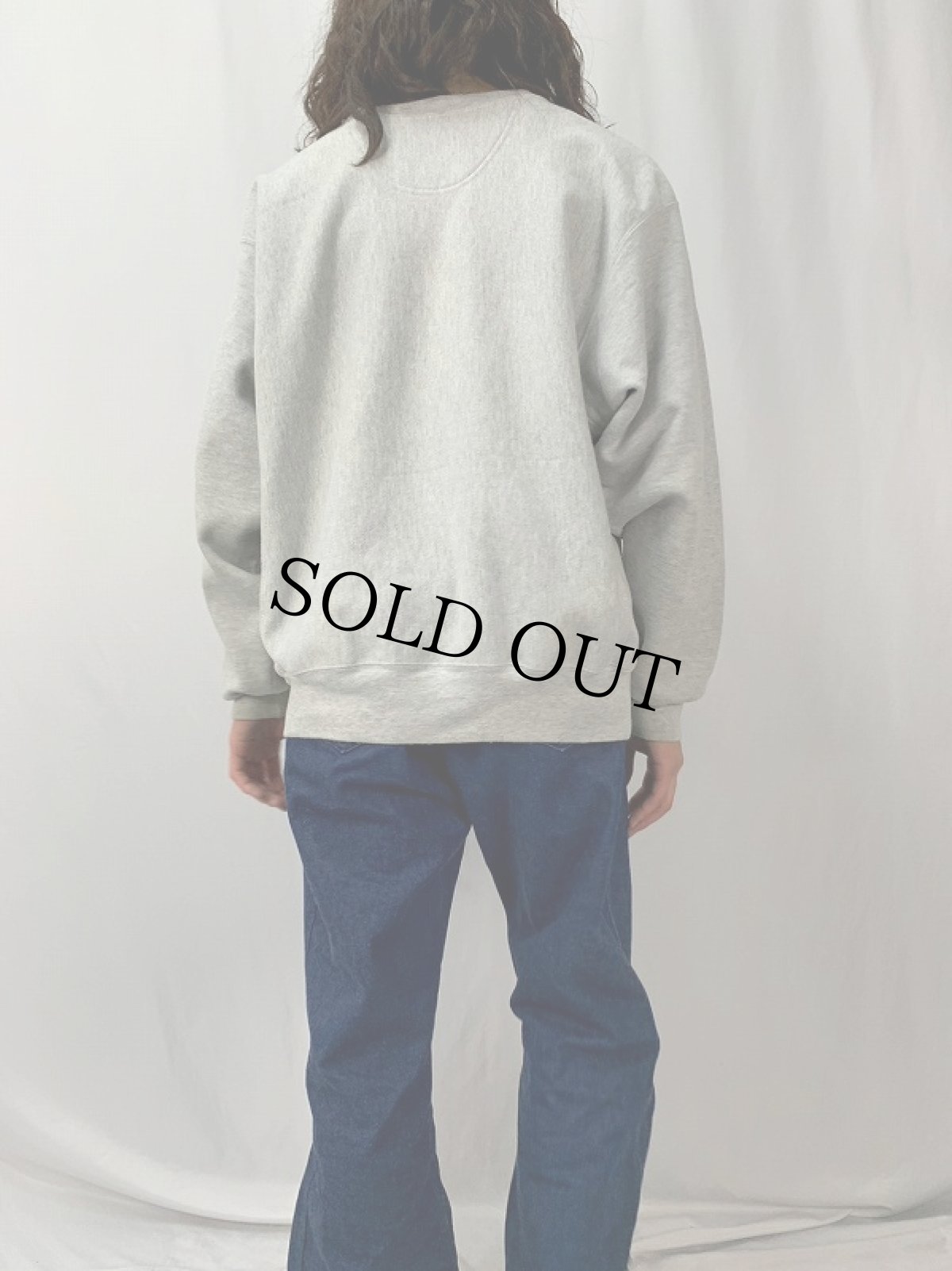 画像4: Champion PREMIUM REVERSE WEAVE "MERCY HIGH" プリントスウェット M (4)