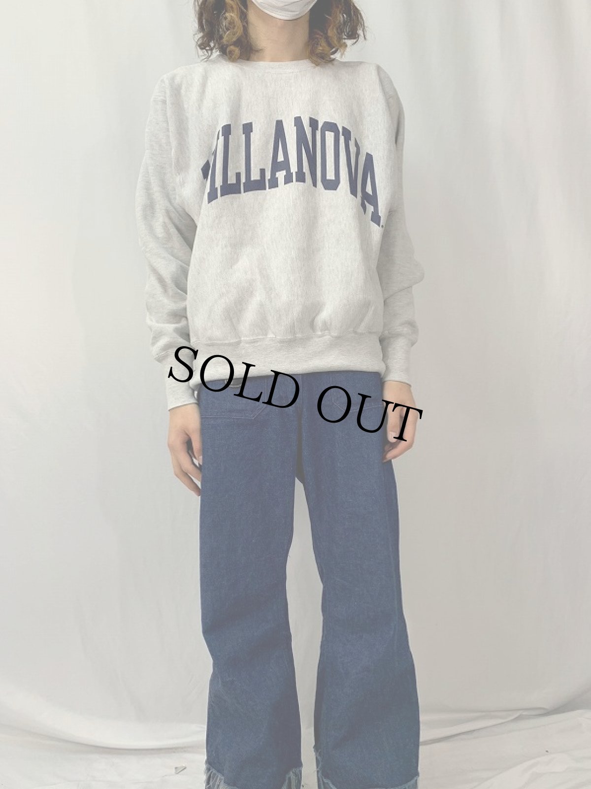 画像2: Champion REVERSE WEAVE "VILLANOVA" プリントスウェット M (2)