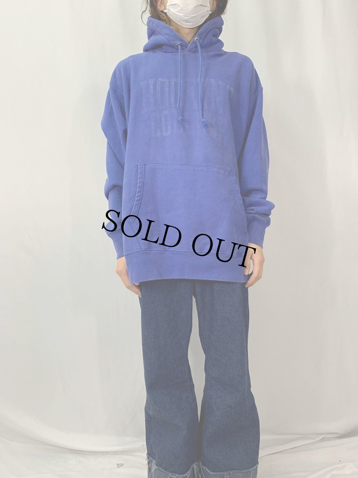 画像2: Champion REVERSE WEAVE "HOCKING COLLEGE" プリントスウェットフーディ 2XL (2)