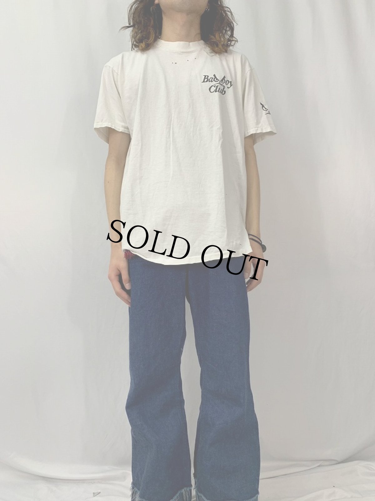 画像2: 90's BAD BOY CLUB  "DREAD TO THE BONE" イラストTシャツ  (2)