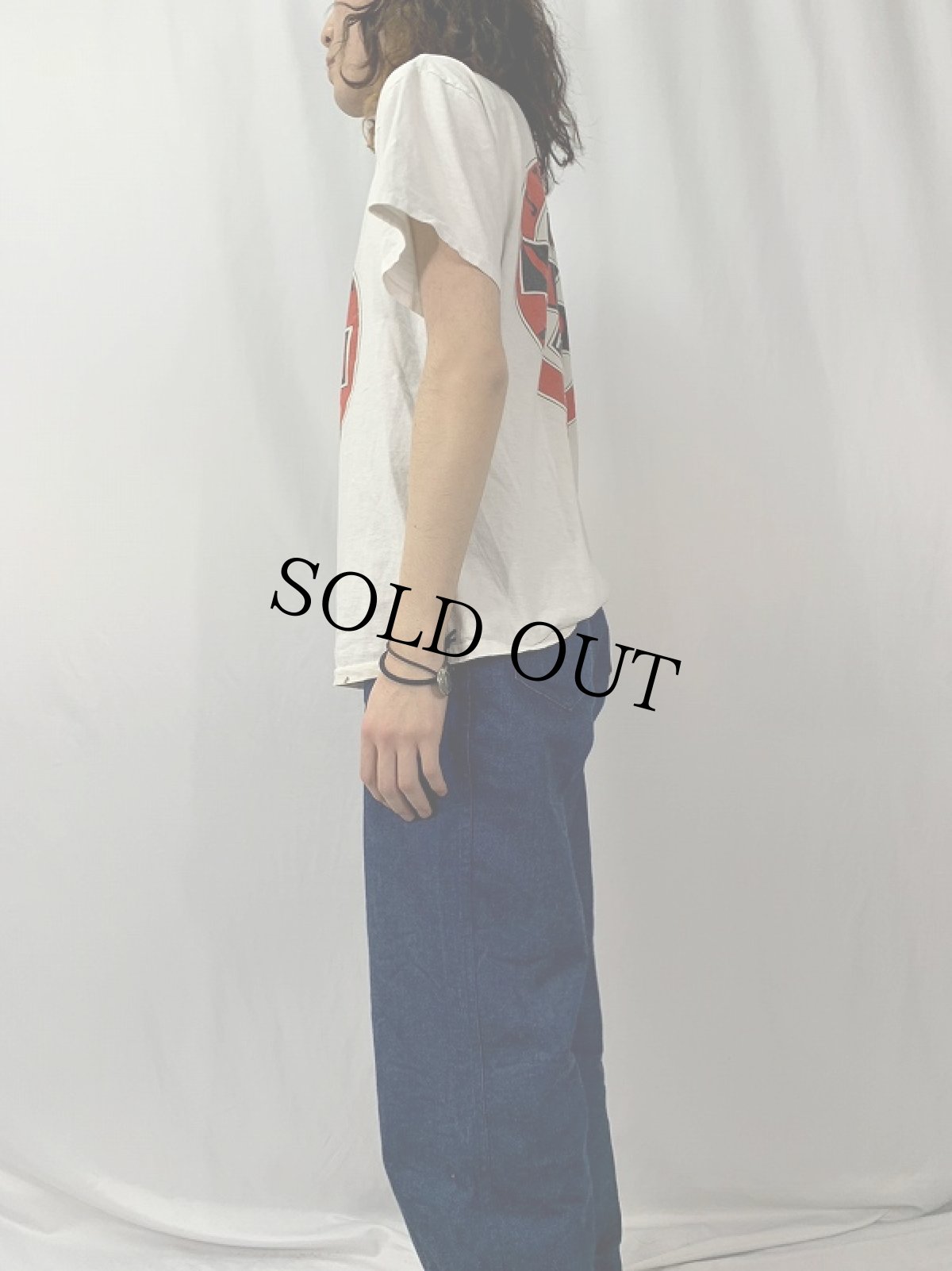 画像3: 80's VISION STREET WEAR ロゴプリントTシャツ L (3)