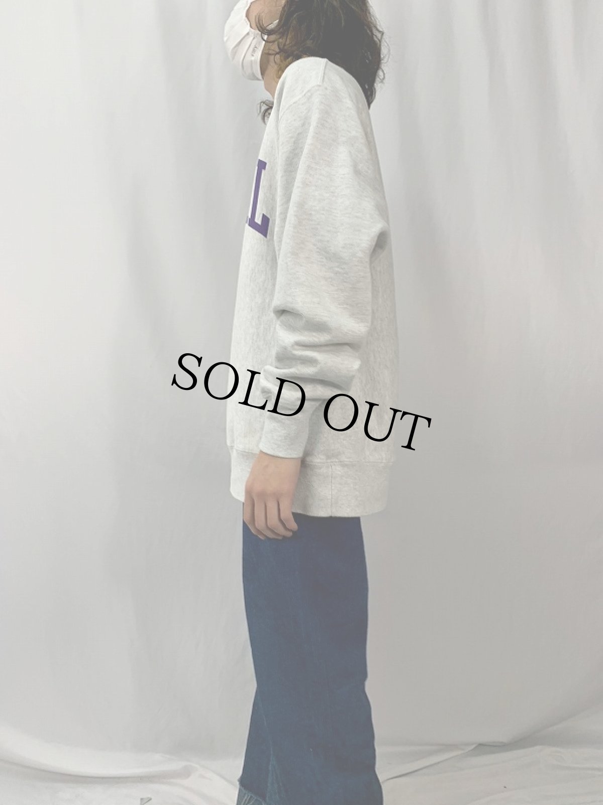 画像3: Champion REVERSE WEAVE "CAPITAL" プリントスウェット L (3)