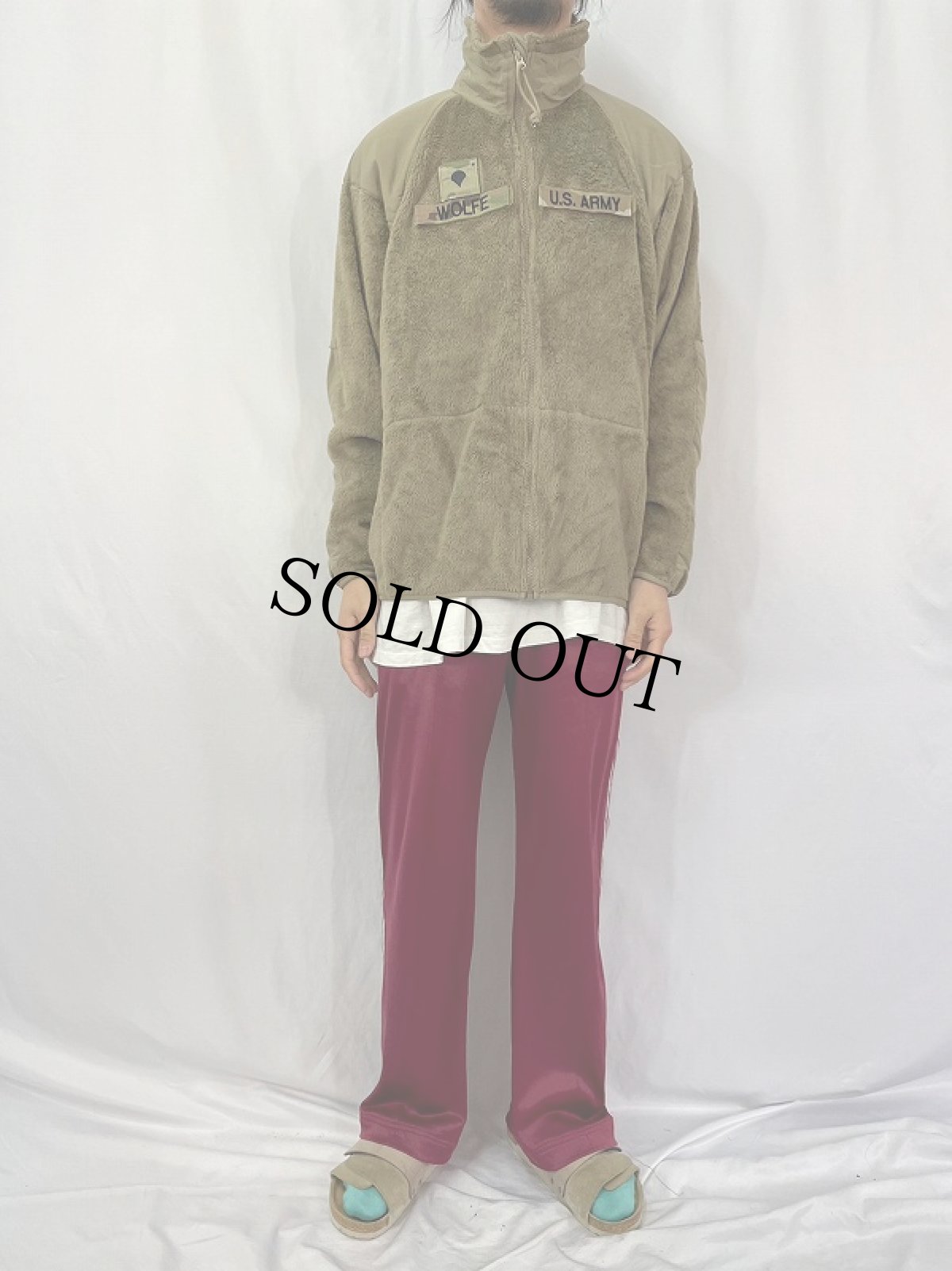 画像2: U.S.MILITARY ECWCS GEN3 Cold Weather "POLARTEC" コヨーテフリースジャケット LARGE-REGULAR (2)