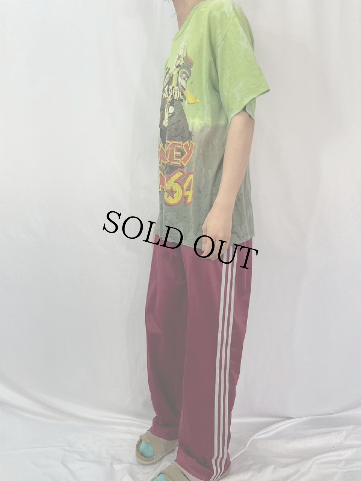 画像3: 90's DONKEY KONG 64 ビデオゲームプリントTシャツ L (3)