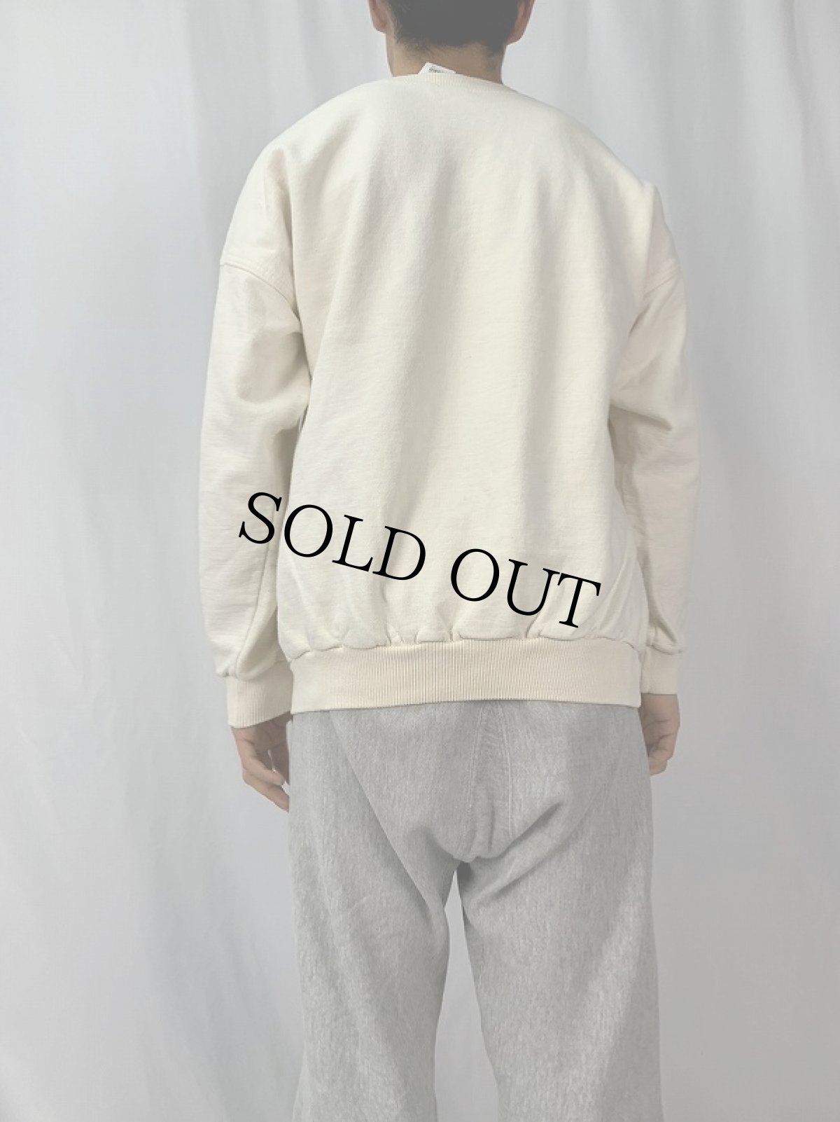 画像4: 90's "The Trout" CANADA製 魚プリントスウェット (4)