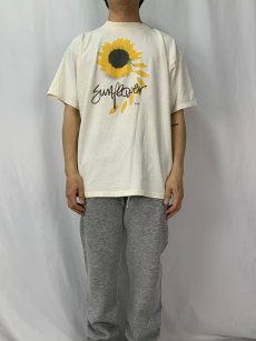 画像2: 90's ひまわりイラストTシャツ  (2)
