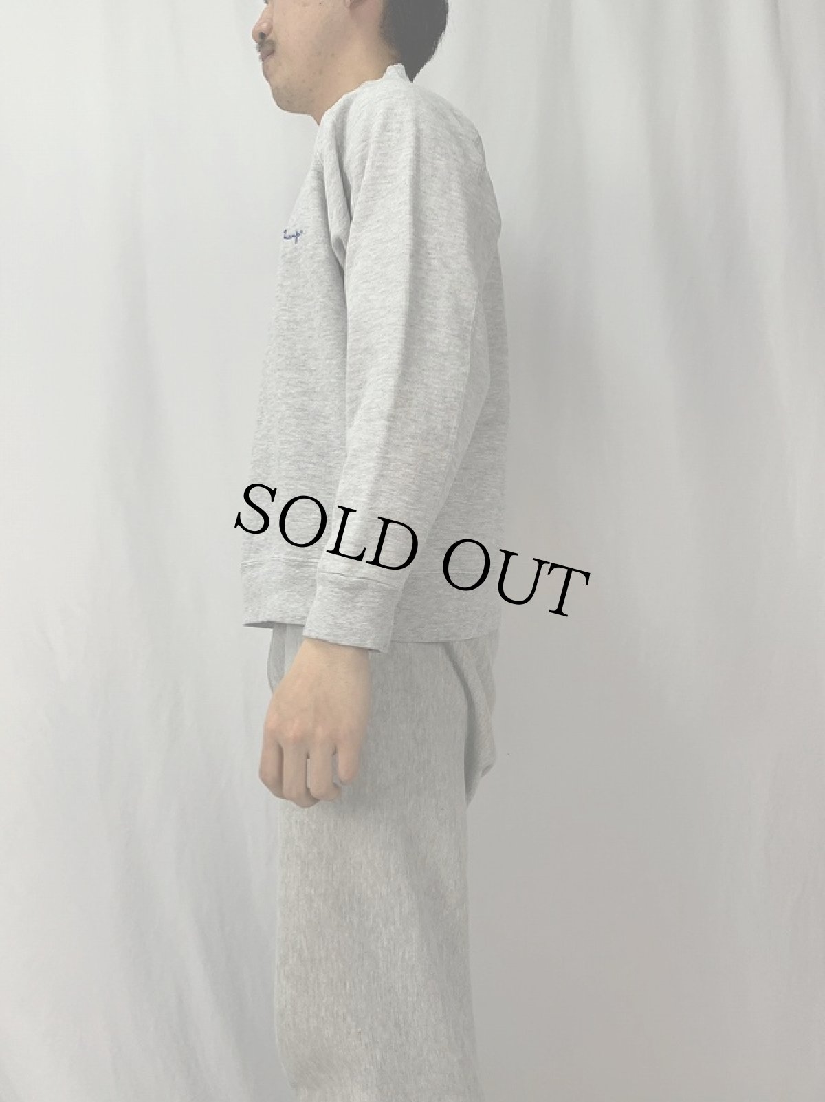 画像3: 90's Champion USA製 ワイドチェスト モックネックスウェット L (3)