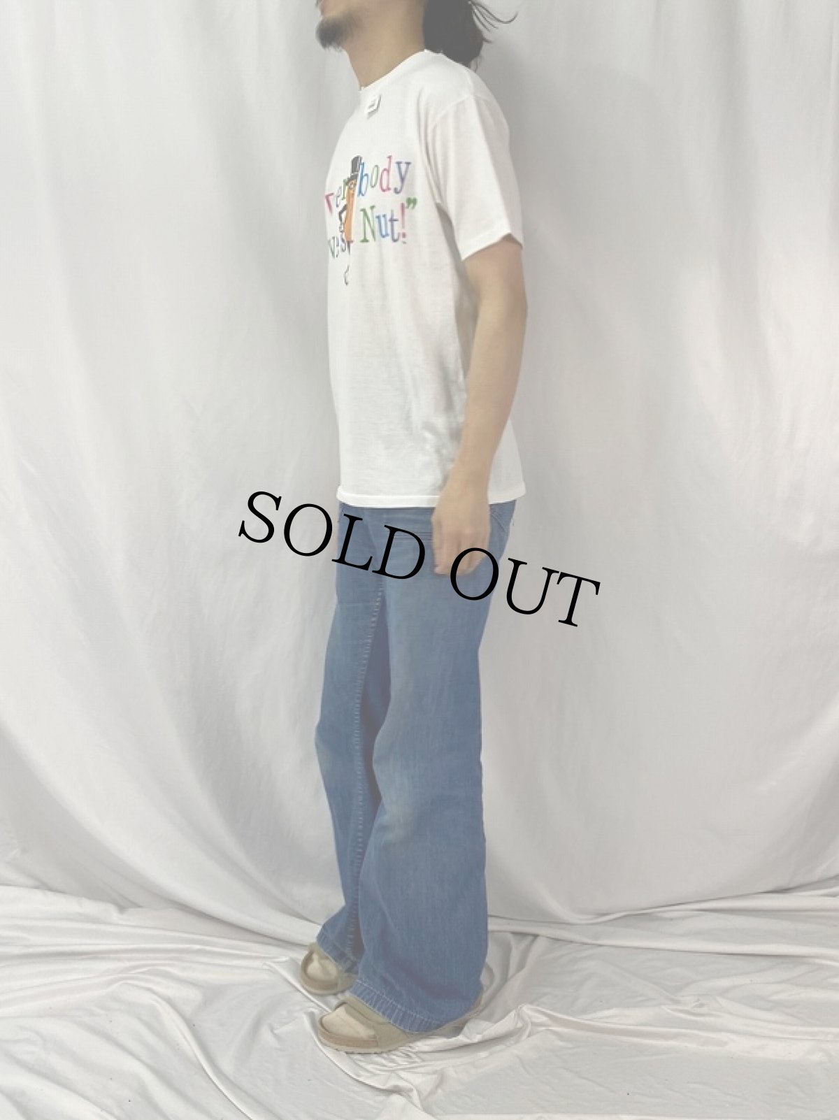 画像3: 90's Mr.Peanut USA製 キャラクタープリントTシャツ L (3)