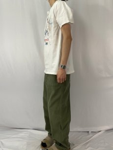 画像3: 90's SHOEBOX USA製 シュールイラストTシャツ L (3)