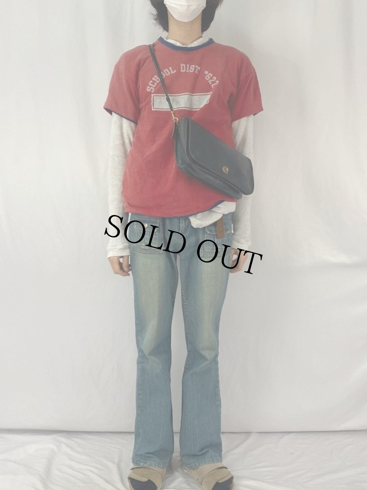 画像2: 60〜70's COACH レザーショルダーバッグ NAVY (2)