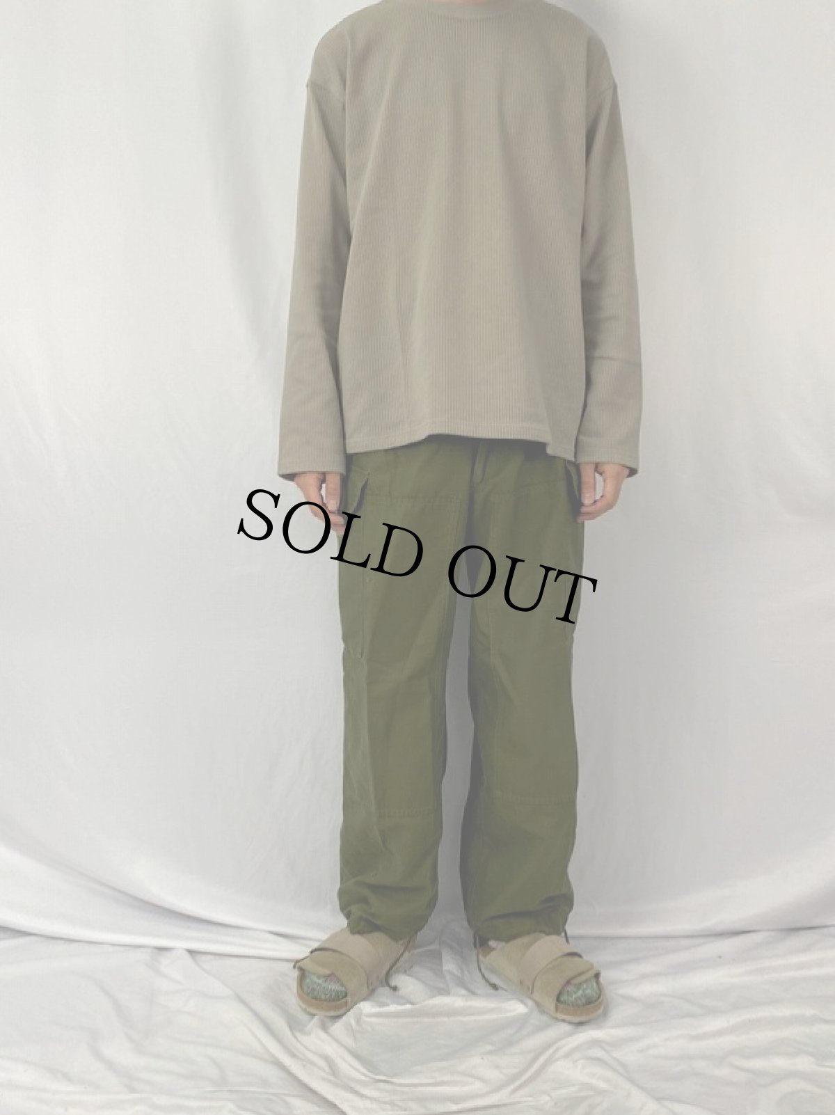 画像2: 80's CANADIAN ARMY ウィンドオーバーパンツ REGULAR MEDIUM (2)