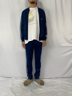 画像2: 80's adidas USA製 トラックジャケット&パンツ SETUP M (2)