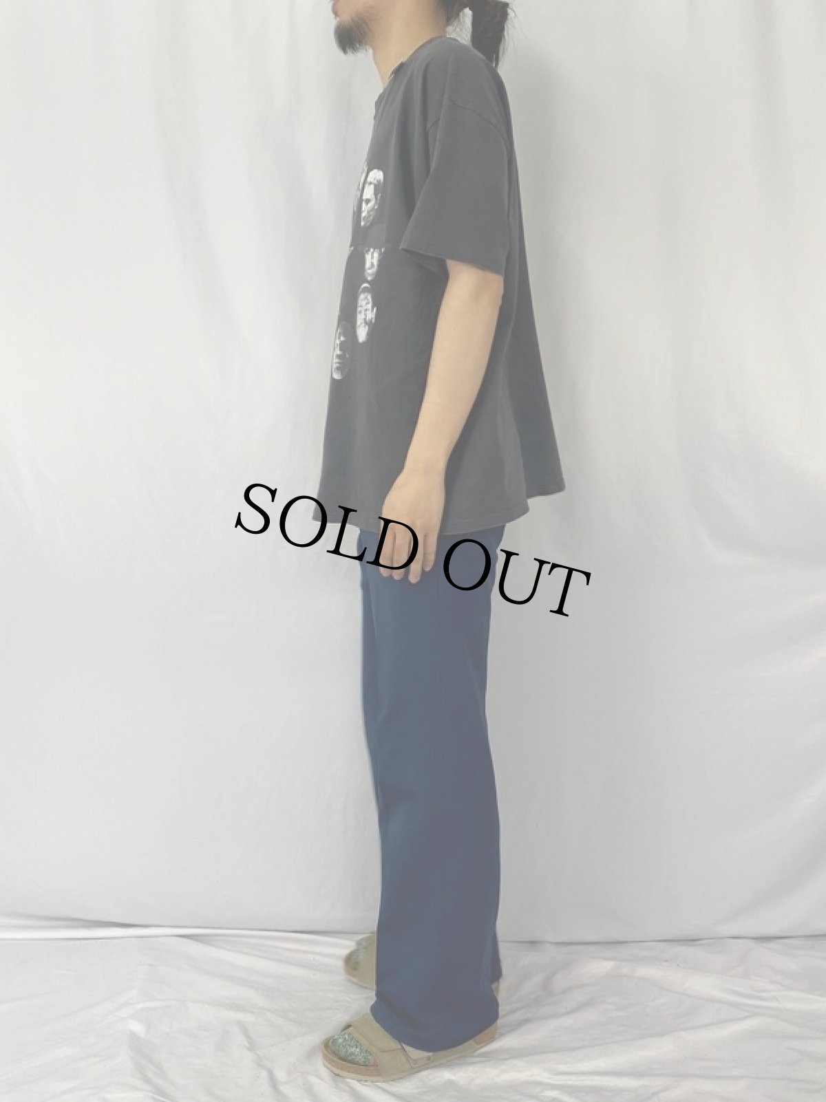 画像3: 90's BORIS KARLOFF USA製 ハリウッド俳優プリントTシャツ XL (3)