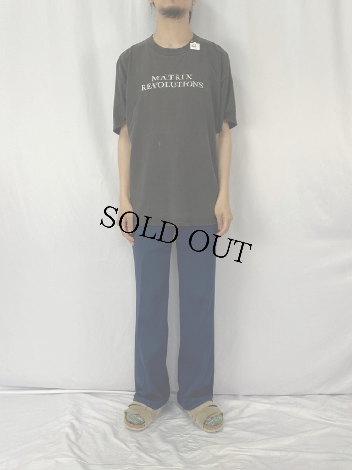 画像2: 2000's MATRIX REVOLUTIOMS USA製 映画プリントTシャツ XL (2)