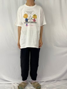 画像2: 90's SNOOPY USA製 "HAPPINESS IS HAVING..." キャラクタープリントTシャツ XL (2)