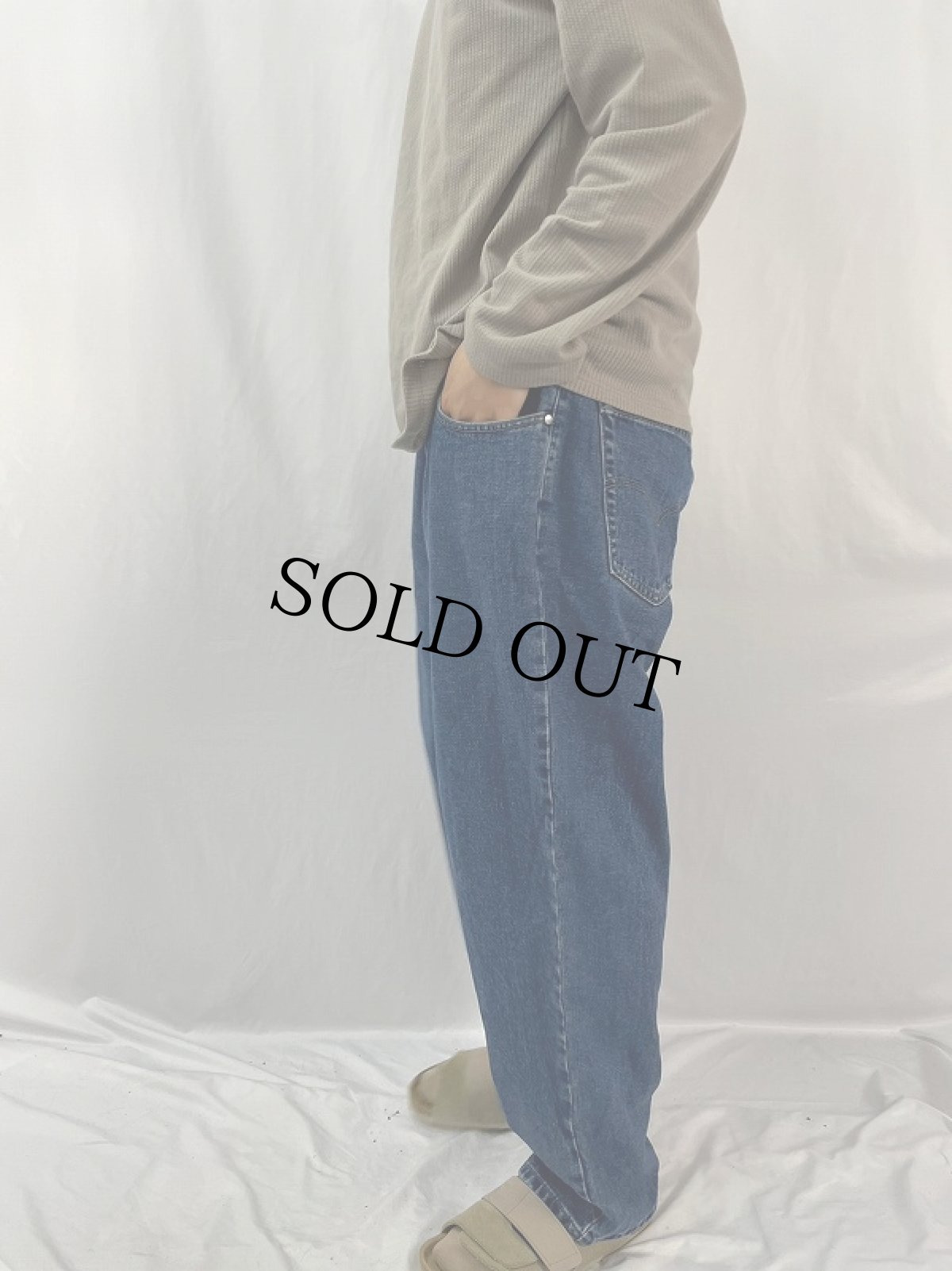 画像3: 90's Levi's SILVER TAB "baggy" USA製 デニムパンツ W38 (3)