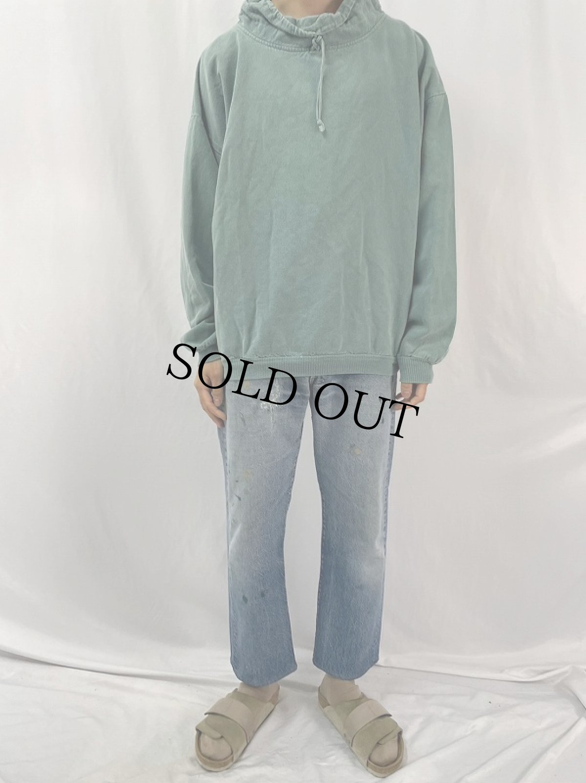 画像2: 90's WEK THE WORLD USA製 コットンプルオーバー  (2)