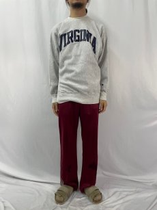 画像2: 90's Champion REVERSE WEAVE "VIRGINIA" プリントスウェット XL (2)