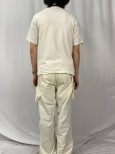 画像4: 90's FRUIT OF THE LOOM USA製 無地 レイヤードデザインTシャツ M (4)