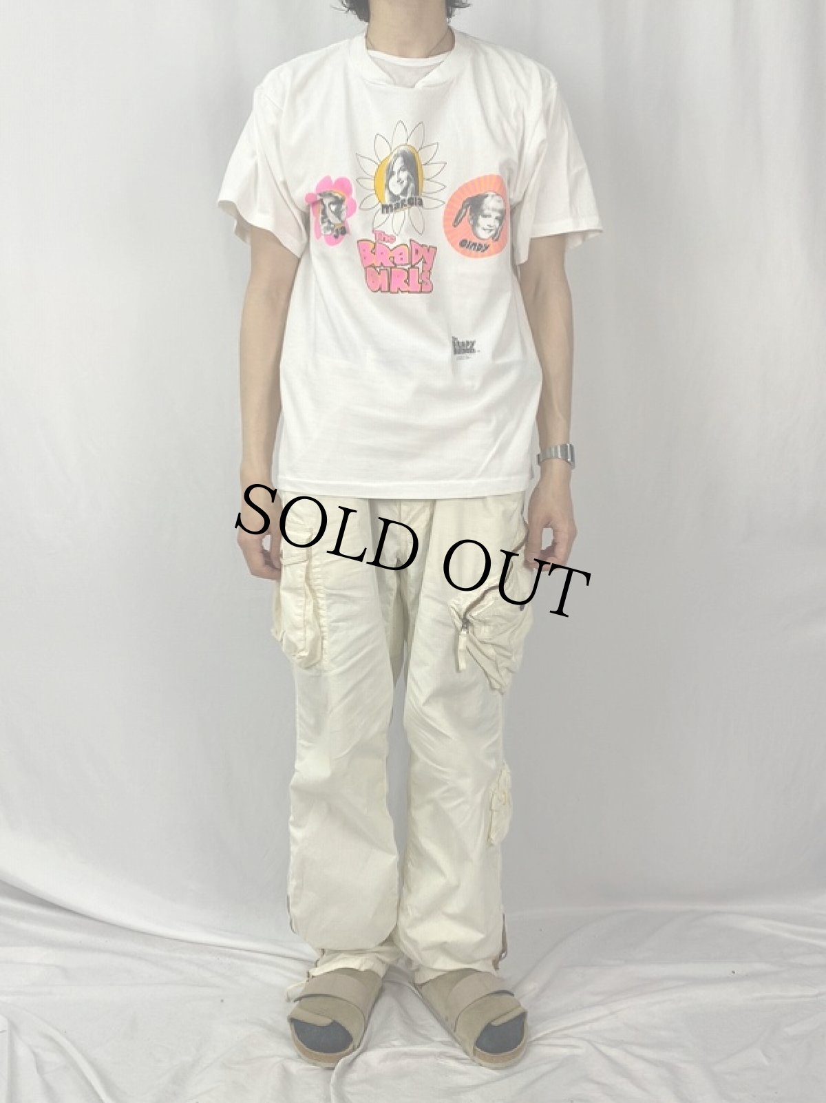 画像2: 90's The Brady Girls コメディTシャツ L (2)