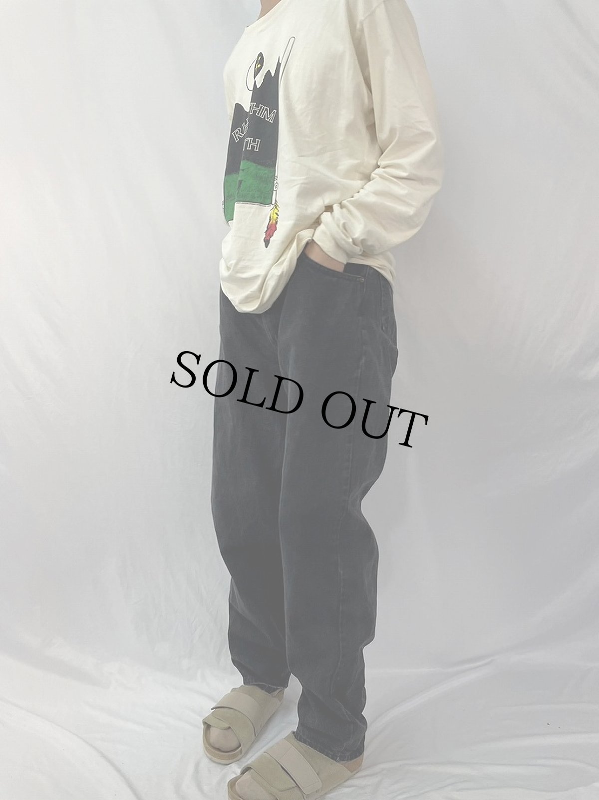 画像3: 90's Levi's 560 USA製 ブラックデニムパンツ W35 (3)