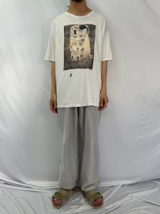 画像2: 90's Supreme × GUSTAV KLIMT USA製 "接吻" アートプリントTシャツ XL (2)