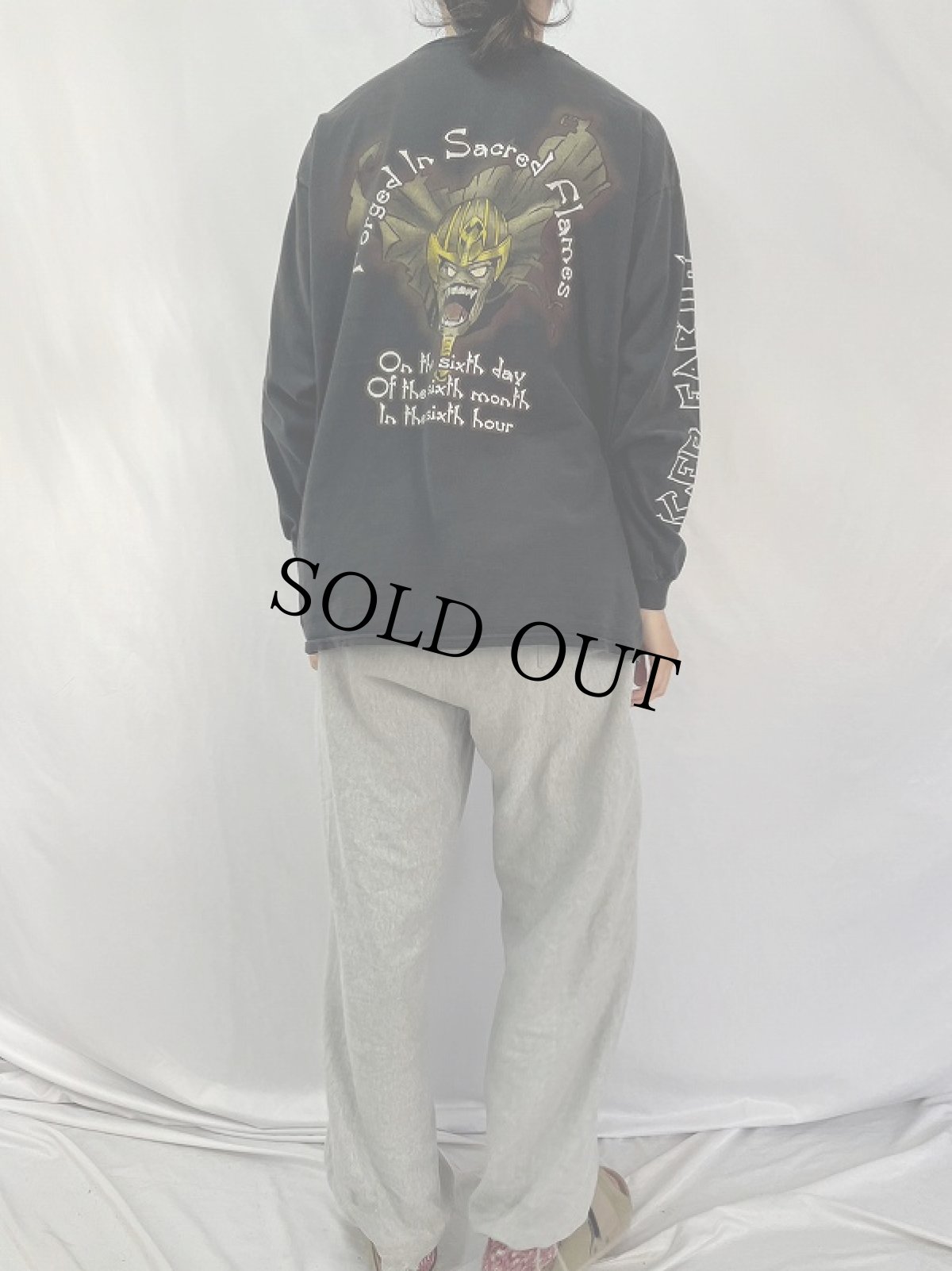 画像5: Iced Earth ヘヴィメタルバンドロンT XL (5)