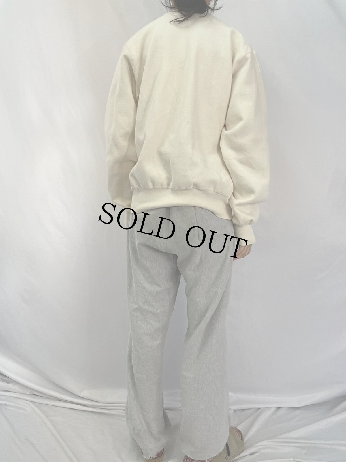 画像4: 90's MVP USA製 REVERE WEAVE TYPE "WEST POINT" プリントスウェット MEDIUM  (4)