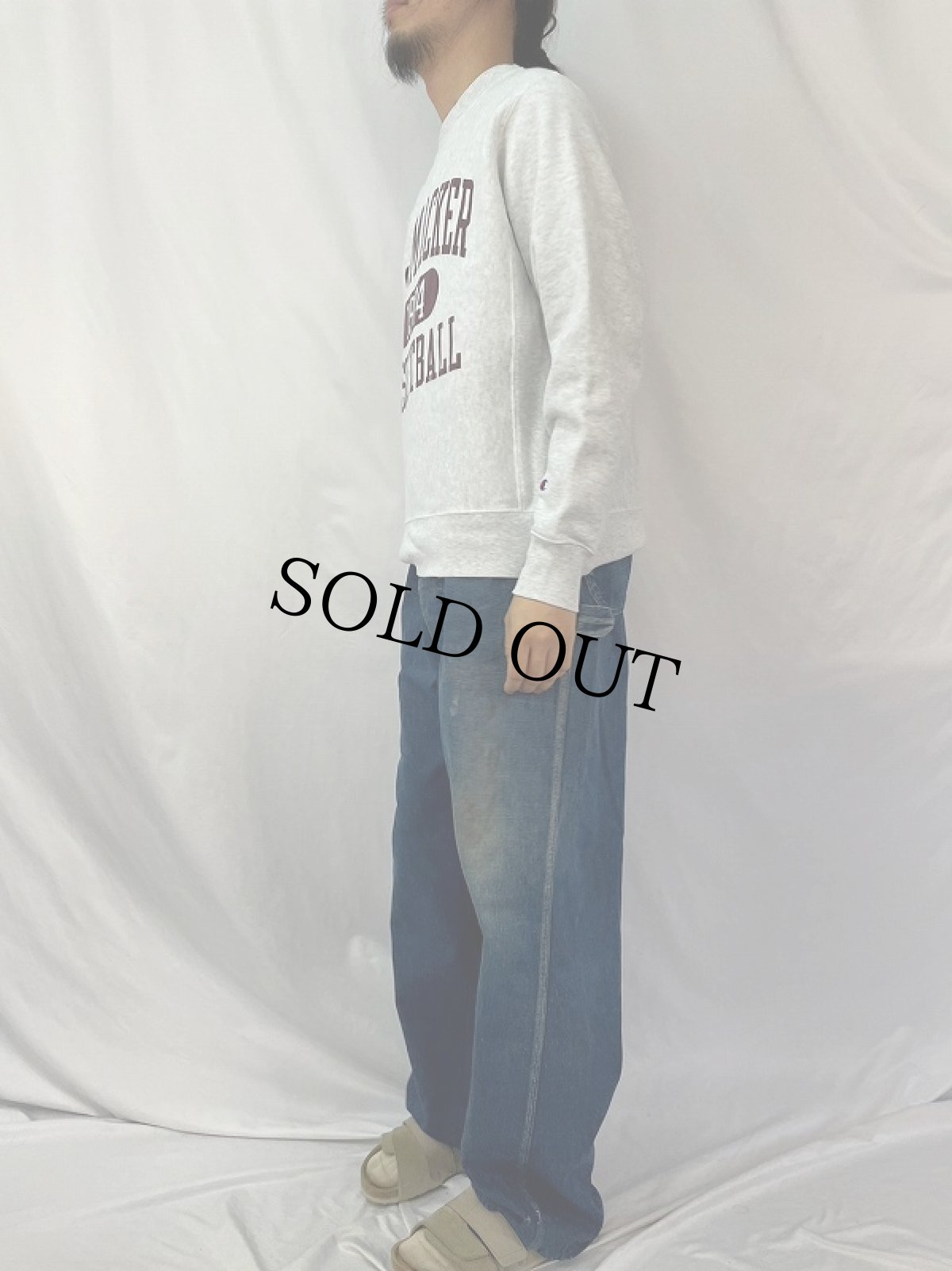 画像3: Champion REVERSE WEAVE "GUS MACKER 1974 BASKETBALL" スウェット MEDIUM (3)