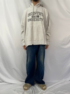 画像2: Champion ORIGINAL REVERSE WEAVE "OREGON STATE UNIVERSITY" スウェットフーディ XXL (2)