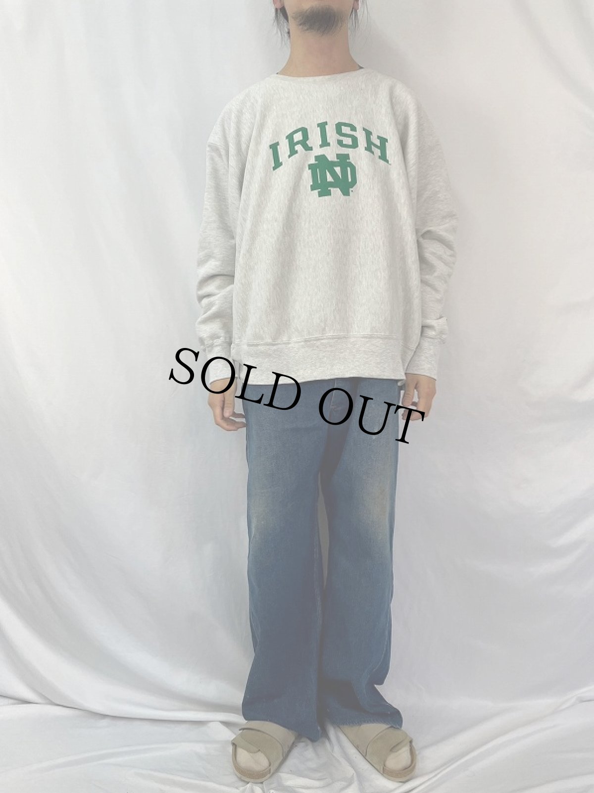 画像2: Champion REVERSE WEAVE "IRISH" スウェット XXL (2)