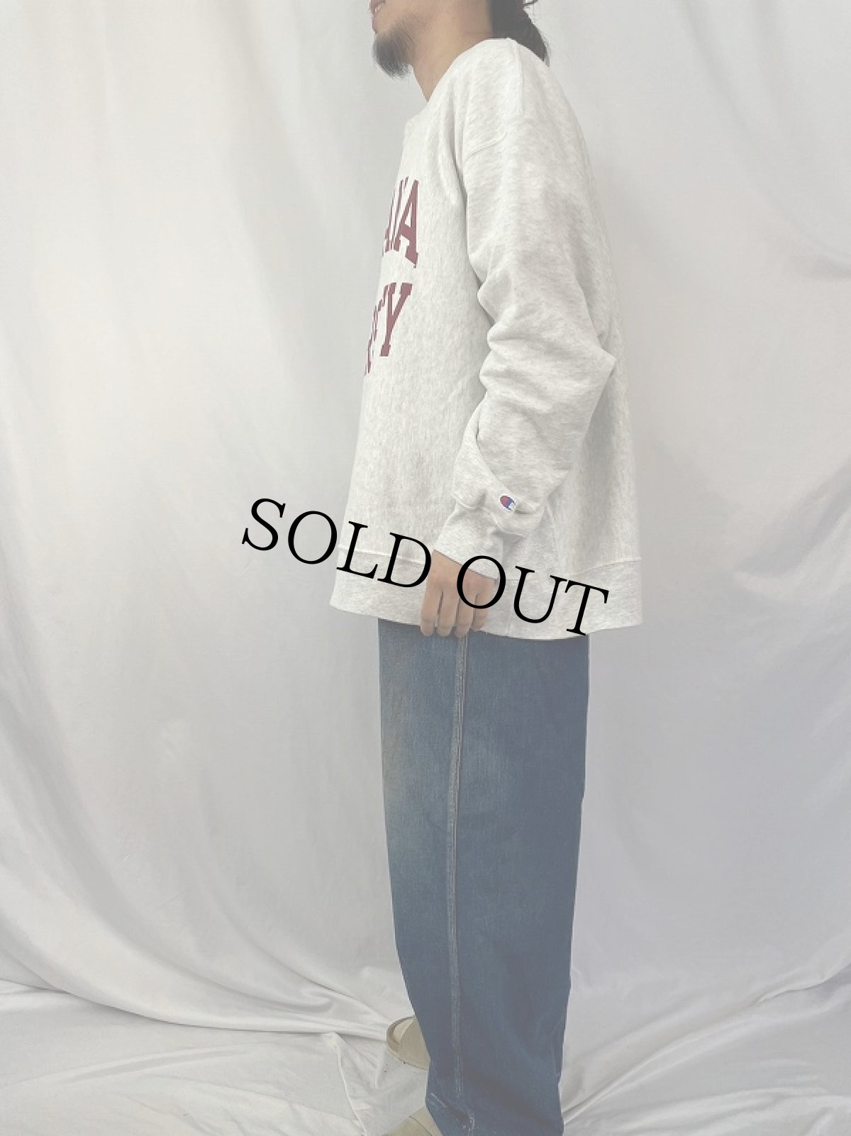 画像3: Champion ORIGINAL REVERSE WEAVE "INDIANA UNIVERSITY" スウェット XXXL (3)